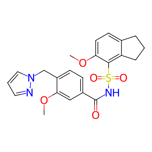Chemical structure of BindingDB Monomer ID 736473