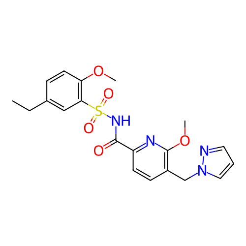 Chemical structure of BindingDB Monomer ID 736492