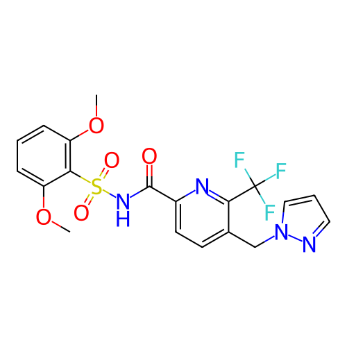 Chemical structure of BindingDB Monomer ID 736524