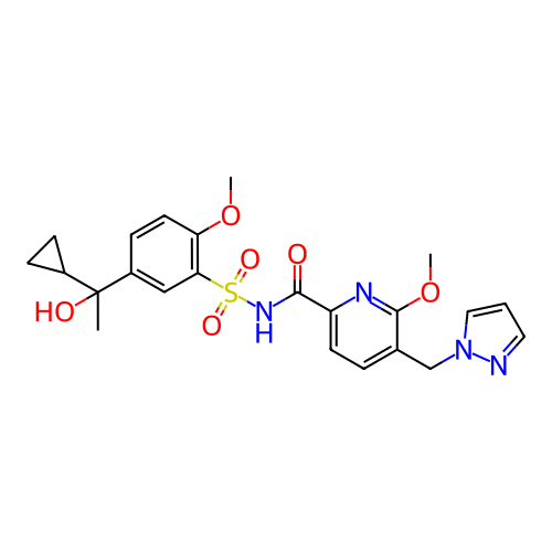 Chemical structure of BindingDB Monomer ID 736528