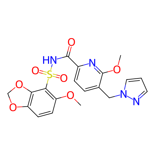 Chemical structure of BindingDB Monomer ID 736555