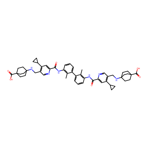 Chemical structure of BindingDB Monomer ID 746821