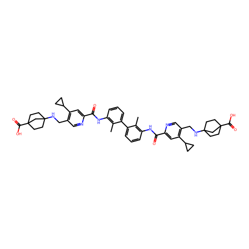 Chemical structure of BindingDB Monomer ID 746822