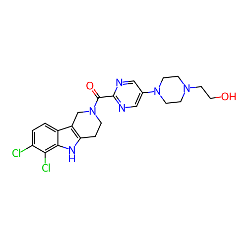 Chemical structure of BindingDB Monomer ID 747195