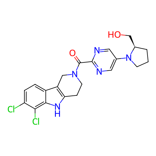 Chemical structure of BindingDB Monomer ID 747196