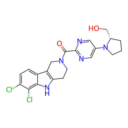 Chemical structure of BindingDB Monomer ID 747197