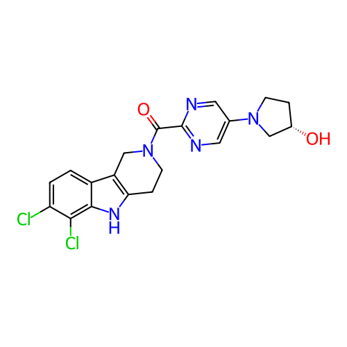 Chemical structure of BindingDB Monomer ID 747200
