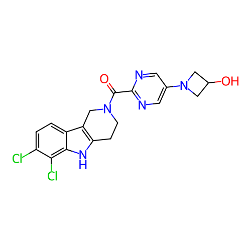 Chemical structure of BindingDB Monomer ID 747203