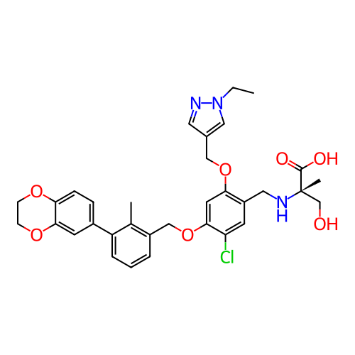 Chemical structure of BindingDB Monomer ID 758066