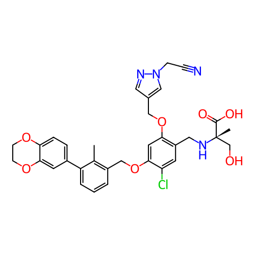 Chemical structure of BindingDB Monomer ID 758296