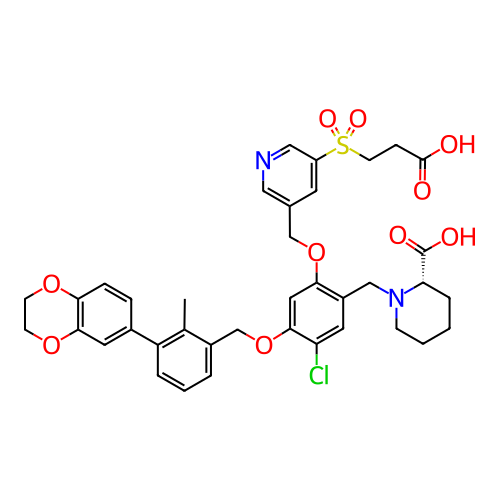 Chemical structure of BindingDB Monomer ID 758317