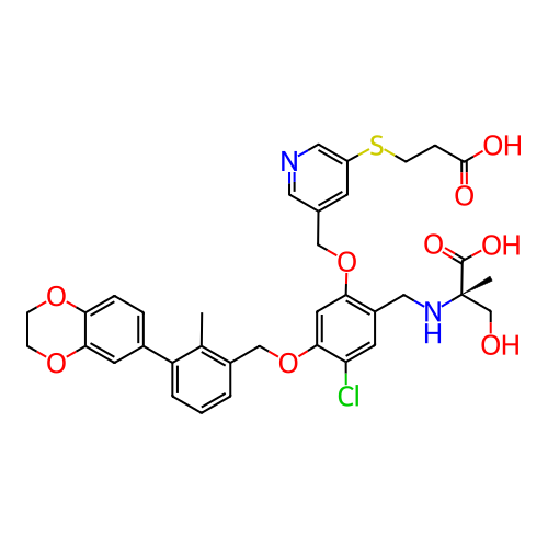 Chemical structure of BindingDB Monomer ID 758319