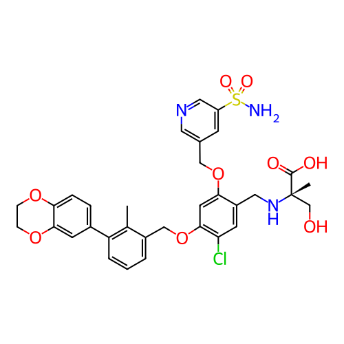 Chemical structure of BindingDB Monomer ID 758324