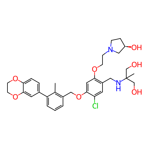 Chemical structure of BindingDB Monomer ID 758329