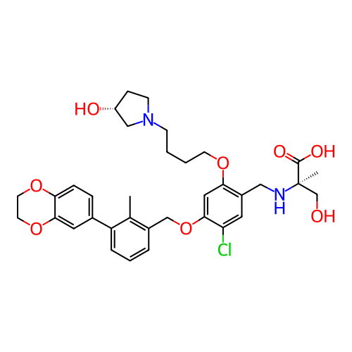 Chemical structure of BindingDB Monomer ID 758331