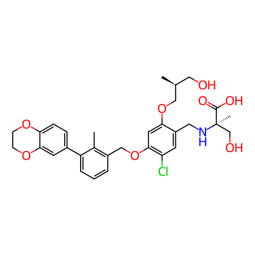 Chemical structure of BindingDB Monomer ID 758340