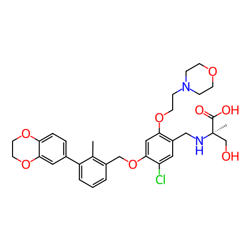 Chemical structure of BindingDB Monomer ID 758342