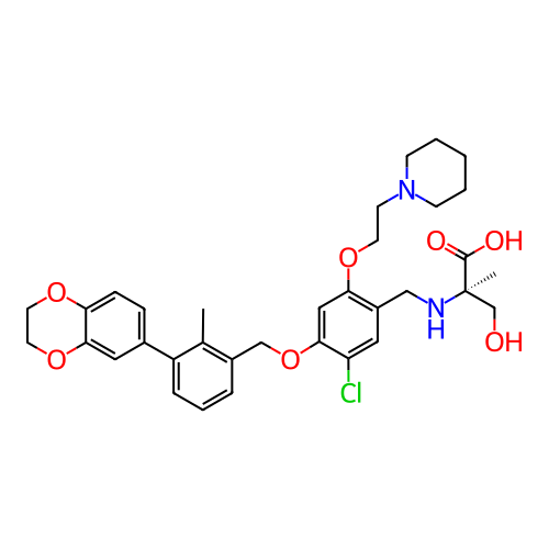 Chemical structure of BindingDB Monomer ID 758348