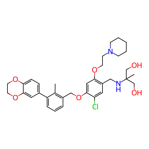 Chemical structure of BindingDB Monomer ID 758349