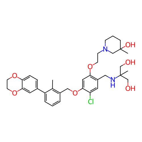 Chemical structure of BindingDB Monomer ID 758364