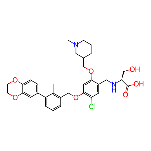 Chemical structure of BindingDB Monomer ID 758370