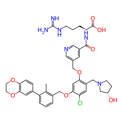 Chemical structure of BindingDB Monomer ID 758376
