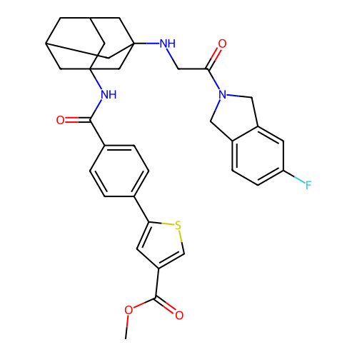 Chemical structure of BindingDB Monomer ID 789165