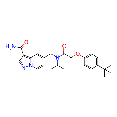 Chemical structure of BindingDB Monomer ID 793262