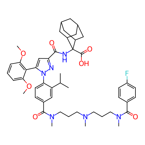 Chemical structure of BindingDB Monomer ID 798256