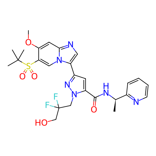 Chemical structure of BindingDB Monomer ID 801280
