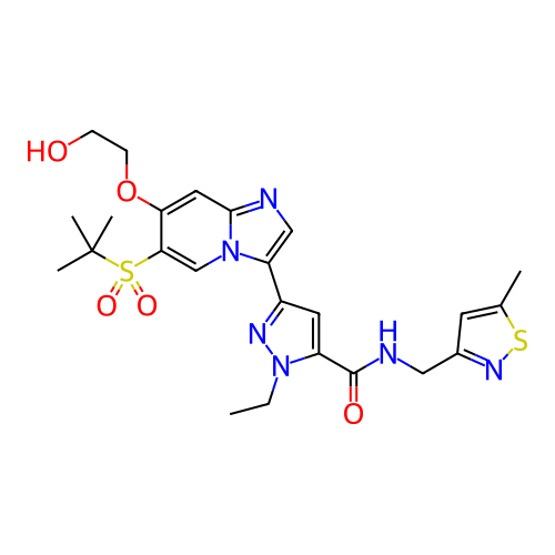 Chemical structure of BindingDB Monomer ID 801303