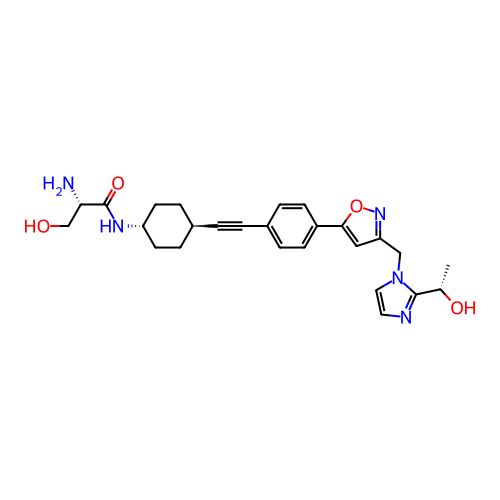 Chemical structure of BindingDB Monomer ID 801365