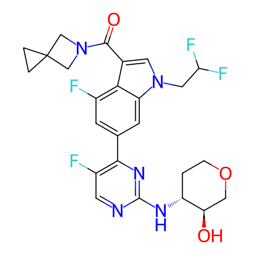 Chemical structure of BindingDB Monomer ID 805537