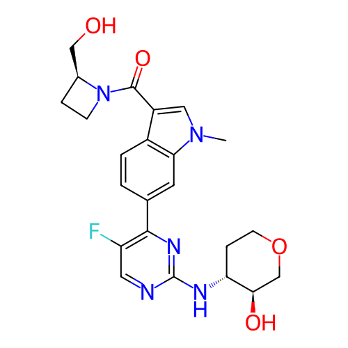 Chemical structure of BindingDB Monomer ID 805562
