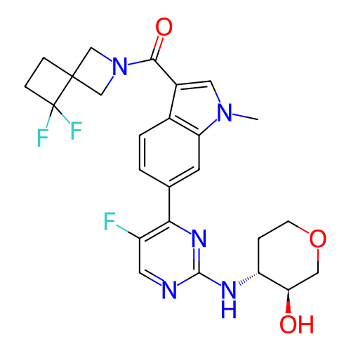 Chemical structure of BindingDB Monomer ID 805564