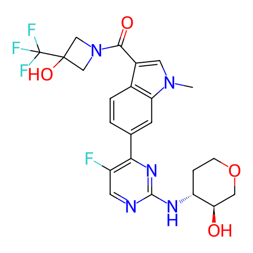 Chemical structure of BindingDB Monomer ID 805566