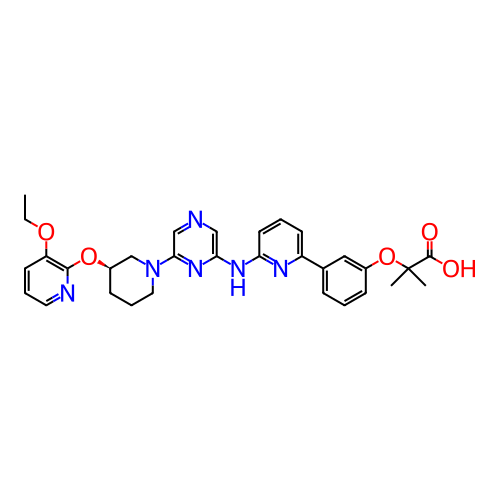 Chemical structure of BindingDB Monomer ID 808156