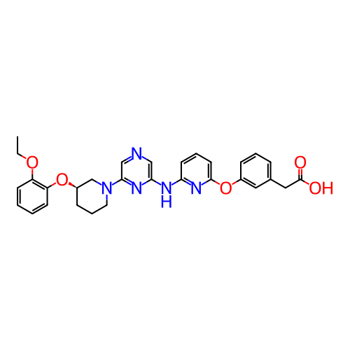 Chemical structure of BindingDB Monomer ID 808170