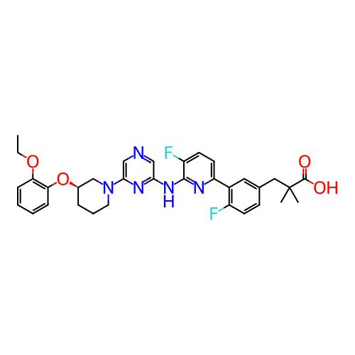 Chemical structure of BindingDB Monomer ID 808182