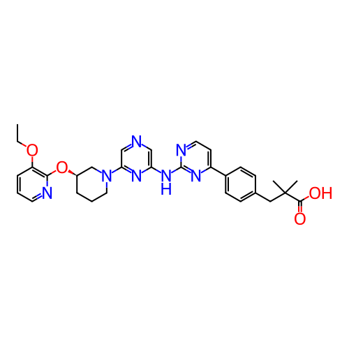 Chemical structure of BindingDB Monomer ID 808229