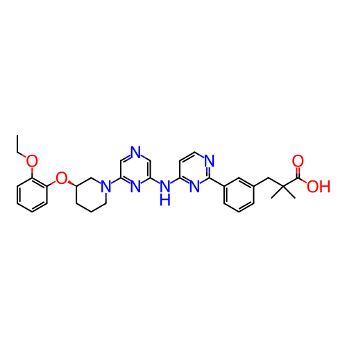 Chemical structure of BindingDB Monomer ID 808245