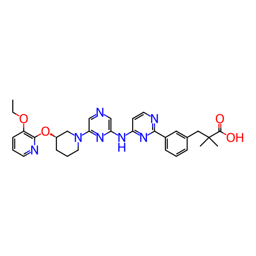 Chemical structure of BindingDB Monomer ID 808246